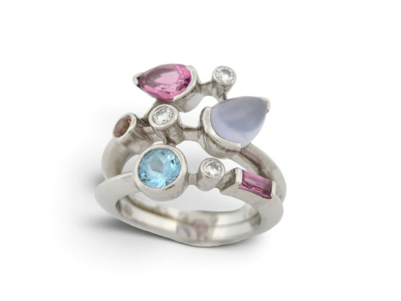 bague cartier meli melo t52 diamants