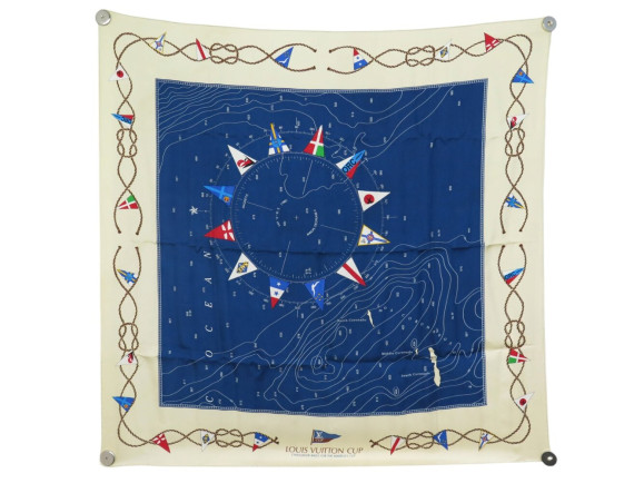  foulard louis vuitton rose des vents et
