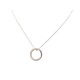 NEUF COLLIER PENDENTIF TIFFANY & CO 1837 CERCLE 1837 LARGE ANNEAU EN ARGENT 260€