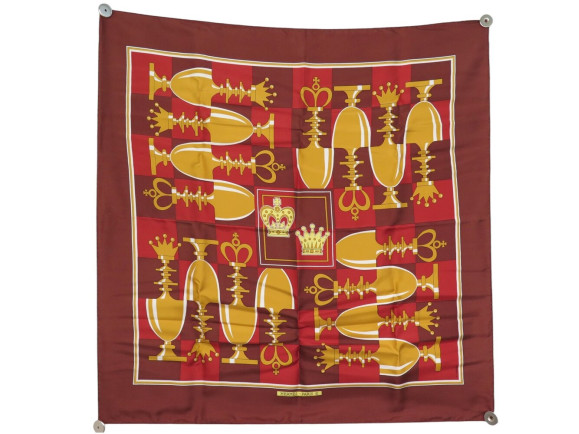 foulard hermes echecs ii echiquier