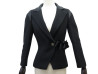 veste chanel simple boutonnage p3306w04146 noeud soie