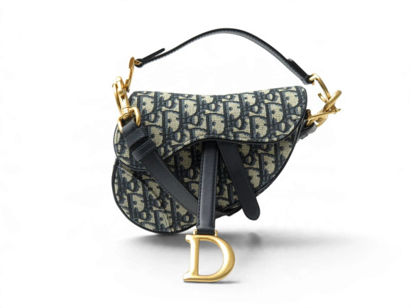 sac a main christian dior saddle medium toile