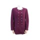 VESTE CHANEL FEMME TWEED BORDEAUX 