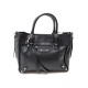 SAC A MAIN BALENCIAGA MINI PAPIER A4 357333 CUIR NOIR 