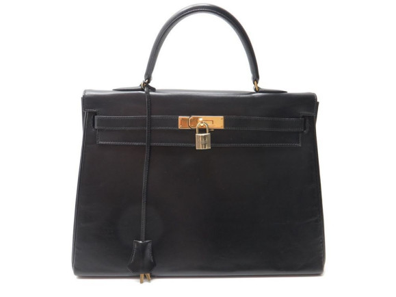  sac a main hermes kelly 35 retourne en cuir