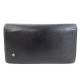 PORTEFEUILLE CHANEL CAMELIA EN CUIR NOIR PORTE MONNAIE WALLET BILLFOLD 765€