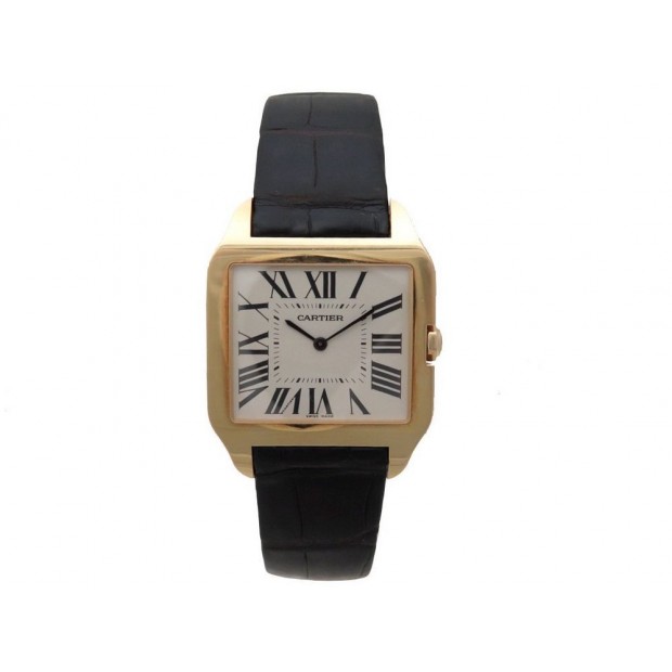 MONTRE CARTIER OR JAUNE SANTOS DUMONT OR JAUNE 18K 