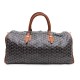 NEUF SAC DE VOYAGE GOYARD CROISIERE 50 EN TOILE MARRON BAGAGE A MAIN CABINE 