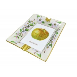 CENDRIER HERMES RAMBOUR D'ETE POMME VIDE POCHE EN PORCELAINE BLANC ASHTRAY 510€