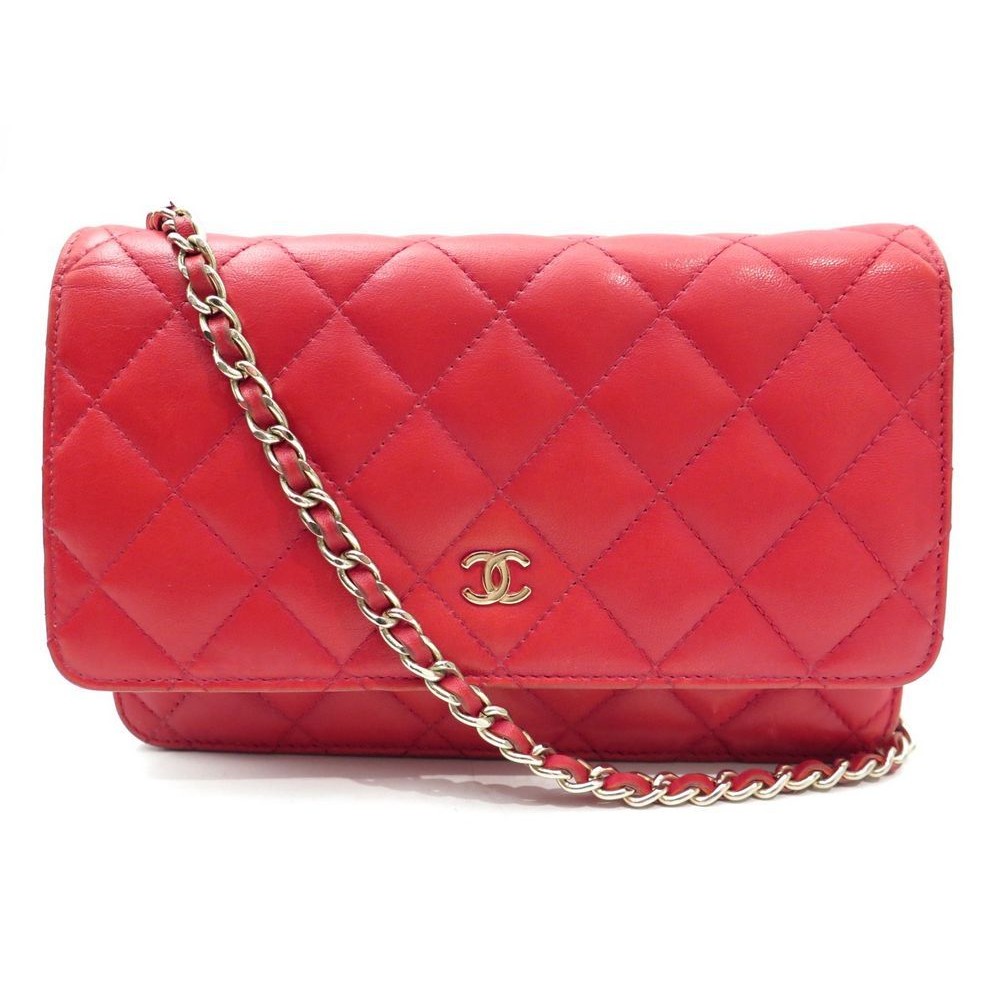 sac a main chanel classic woc en cuir damasse