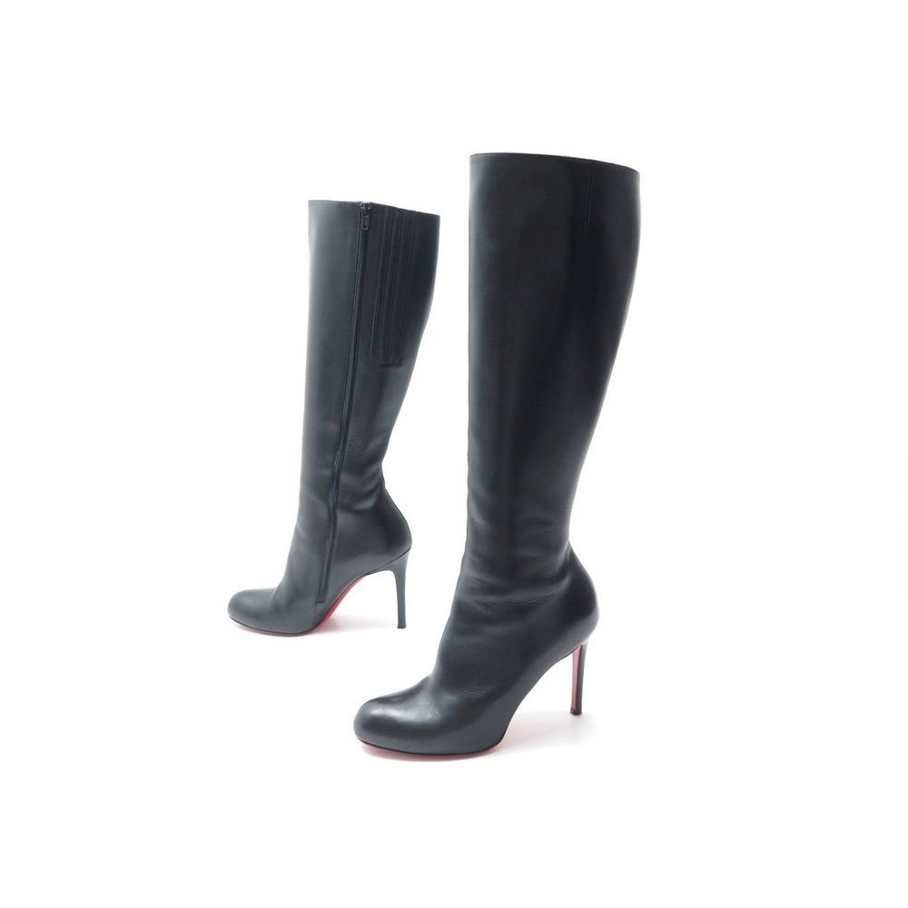 chaussures christian louboutin 38.5 bottes a talons