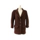 VESTE CHANEL P09663 AUTOMNE 1997 M 40 EN TWEED MARRON MANTEAU LONG JACKET 5000€