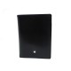 NEUF PORTEFEUILLE MONTBLANC MEISTERSTUCK 14177 5CC EN CUIR NOIR WALLET 360€