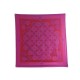 UNIQUE FOULARD HERMES CARRELAGES 1968 SURTEINT DIP DYE CARRE SOIE FUSHIA SCARF