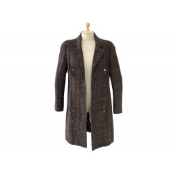 MANTEAU LONG CHANEL TWEED 42 