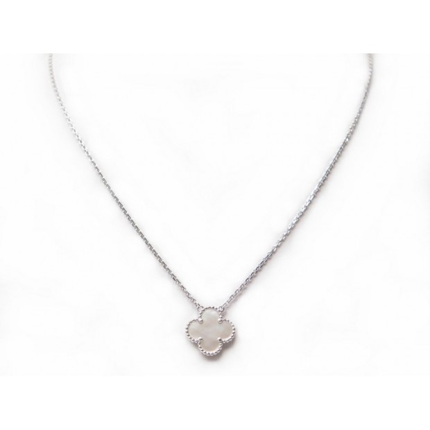 van cleef silver necklace