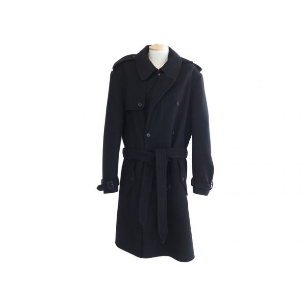 NEUF MANTEAU RALPH LAUREN XL CACHEMIRE LAINE NOIR 