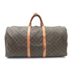 VINTAGE SAC DE VOYAGE A MAIN LOUIS VUITTON KEEPALL 60 MONOGRAM LV BAG 1050€