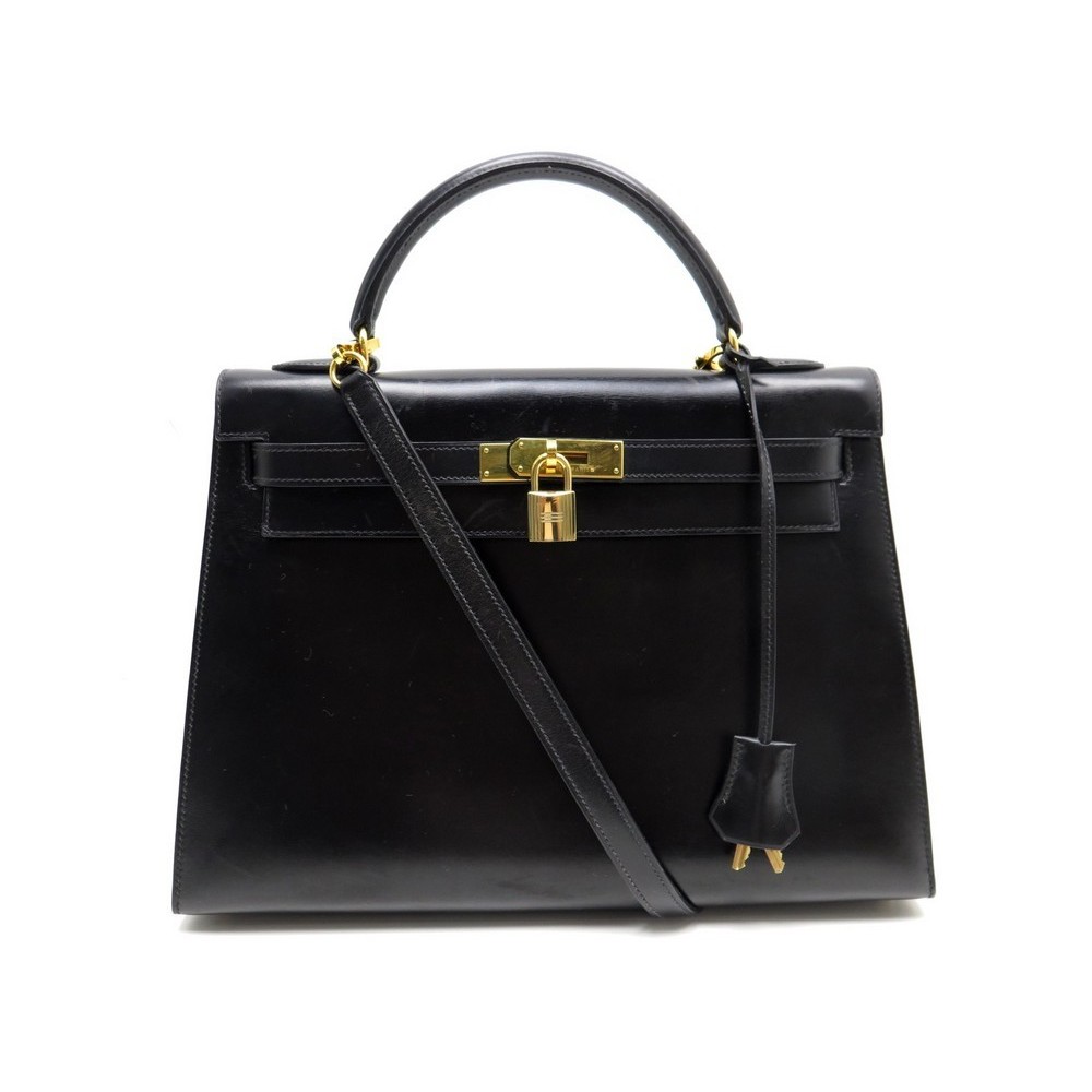 sac a main hermes kelly 32 sellier en cuir