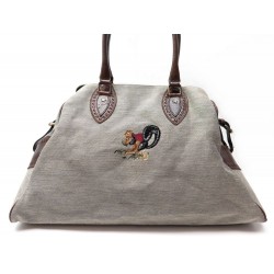 SAC A MAIN FENDI 8BN158 DE JOUR ECUREUIL MEDIUM EN TOILE GRIS HAND BAG 1180€