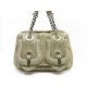 NEUF SAC A MAIN FENDI B-BAG 8BN165 EN CUIR D'AGNEAU LAMINE DORE HAND BAG 2990€