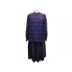 VINTAGE TAILLEUR YVES SAINT LAURENT M 38 VESTE JUPE COTON VIOLET PURPLE 2000€