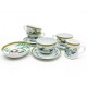 SERVICE PETIT DEJEUNER HERMES TOUCANS 4 BOLS ASSIETTES 1 TASSE MUG CREUSE BOITE