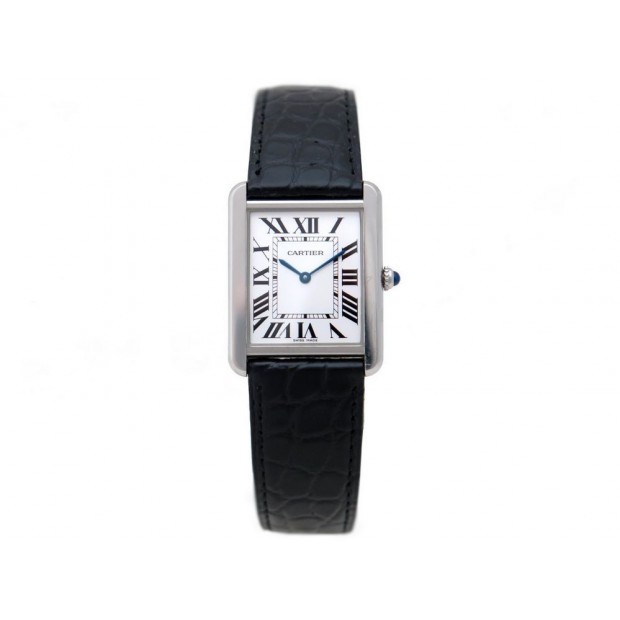 MONTRE CARTIER TANK SOLO 3169 + BOITE 