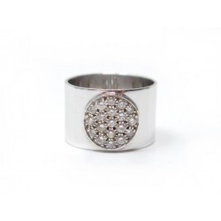 BAGUE DINH VAN ANTHEA GM OR BLANC DIAMANTS 