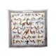 VINTAGE FOULARD HERMES LES OISEAUX DES CHAMPS ET DES BOIS 1ERE EDITION 1954 345€