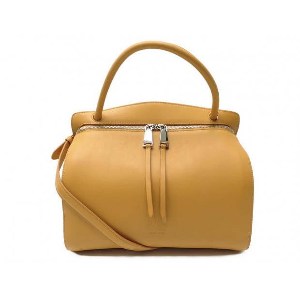 NEUF SAC A MAIN JIL SANDER CUIR JAUNE 