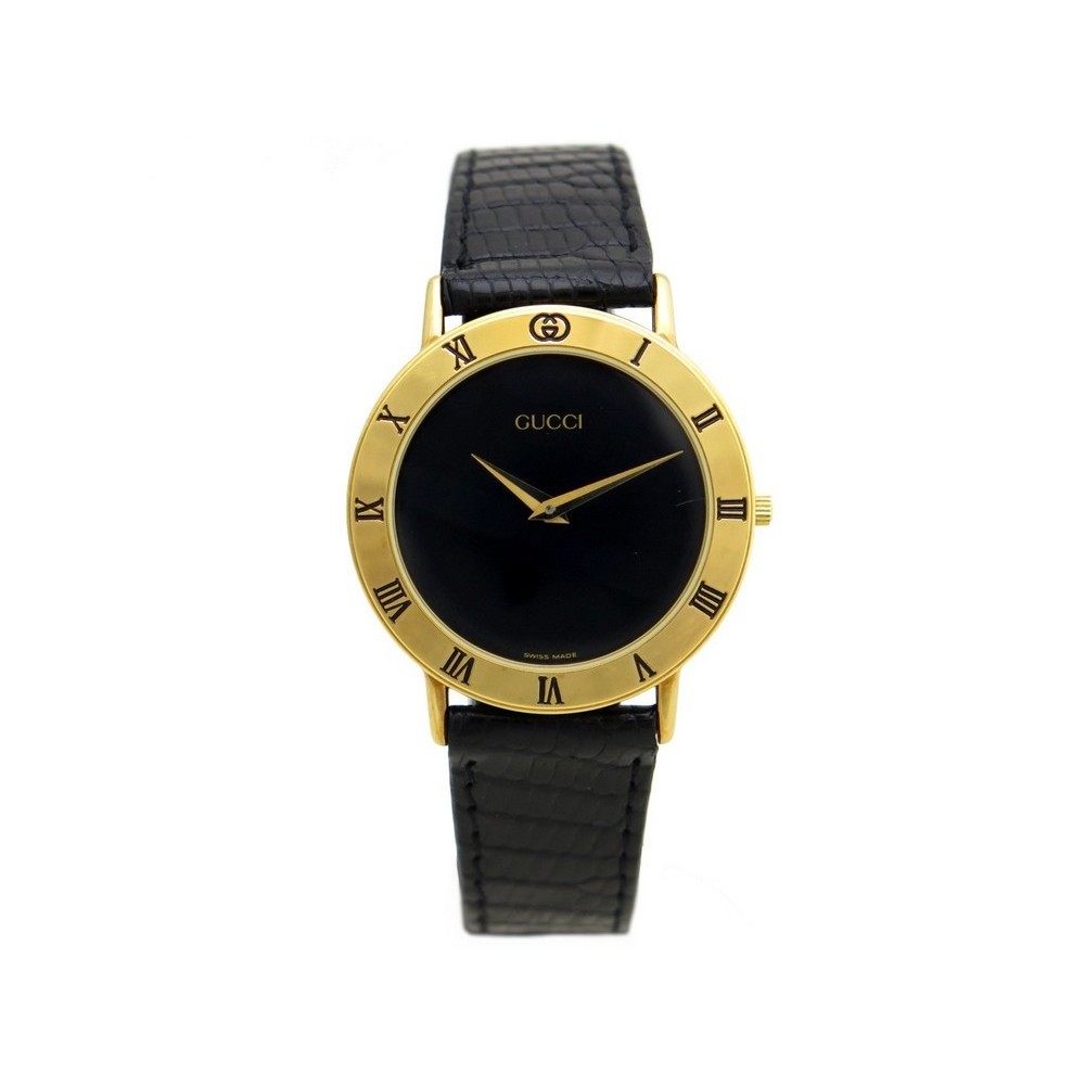 Rejse tiltale Marco Polo Forvirret montre gucci 3000.2.m 33 mm quartz metal cuir