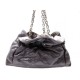 NEUF SAC A MAIN CHRISTIAN DIOR CANNAGE SATIN GRIS VIOLET HAND BAG CLUTCH 600€