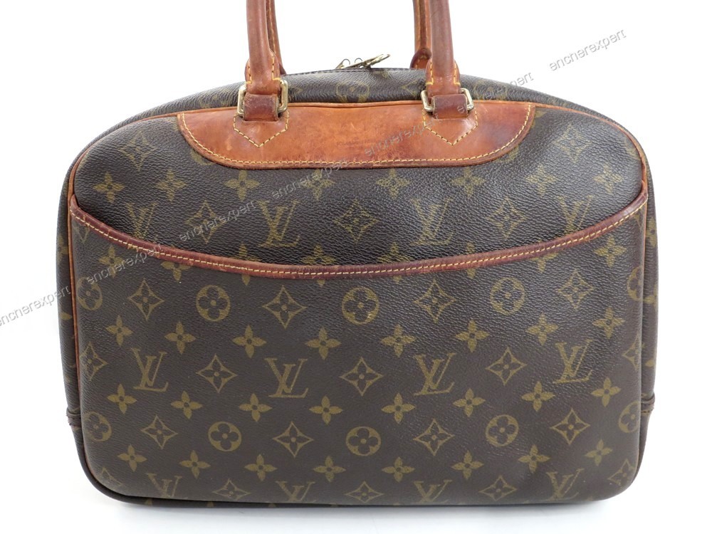 LOUIS VUITTON Damier Ebene Deauville Bowling Vanity SPO N47272 LV Hand Bag  fpm-2