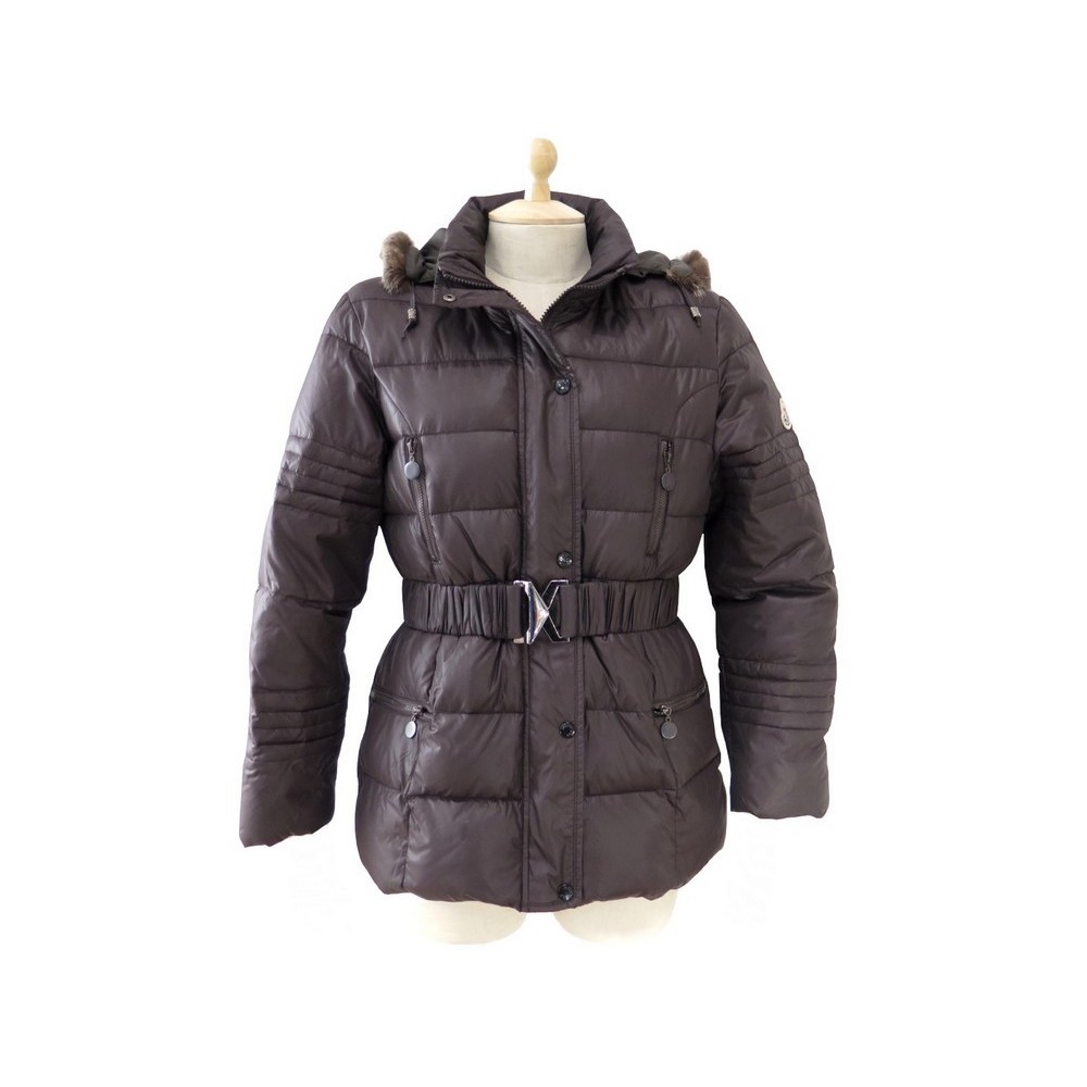 manteau moncler doudoune mathias col fourrure de lapin