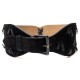 CEINTURE ALAIA LARGE HANCHE TAILLE 70 S EN DAIM VEAU VELOURS NOIR DEER BELT 980€