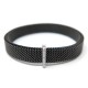 NEUF BRACELET MAUBOUSSIN MOI NON PLUS T17 DIAMANT OR ACIER NOIR GOLD STEEL 695€