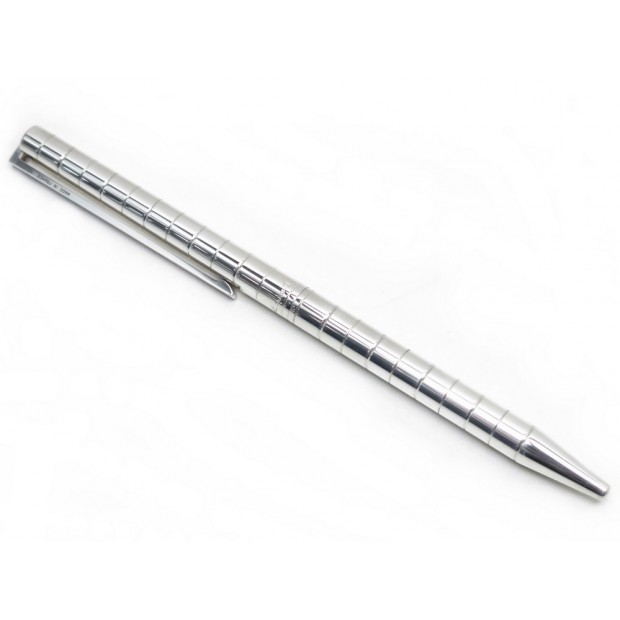 NEUF STYLO BILLE ST DUPONT CLASSIQUE 45143 EN METAL ARGENTE BALLPOINT PEN 220€