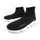 NEUF CHAUSSURES BALENCIAGA TRAINERS SPEED SOCKS 45 BASKETS EN MAILLE NOIRE 565€