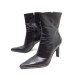 CHAUSSURES GUCCI 38.5 BOTTINES EN CUIR NOIR BLACK LEATHER LOW BOOTS SHOES 980€