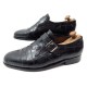 CHAUSSURES JM WESTON 581 7.5D 41.5 MOCASSINS EN CUIR DE CROCODILE NOIR 3900€