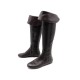 CHAUSSURES CHRISTIAN DIOR GAUCHO BOTTES CUISSARDES 35 35.5 CUIR HIGH BOOTS 800€