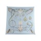 FOULARD HERMES QUINTESSENCE ZOE PAUWELS SOIE BEIGE CARRE 90 CM SILK SCARF 370€