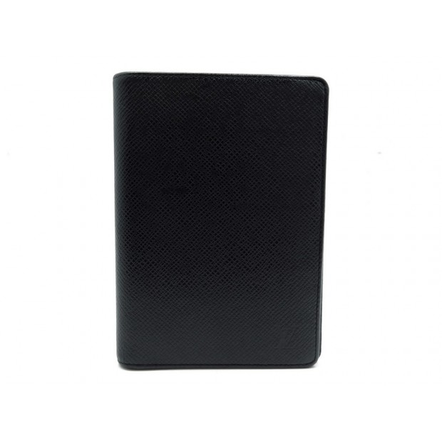 NEUF PORTEFEUILLE LOUIS VUITTON PORTE CARTES PASSEPORT CUIR TAIGA BILLFOLD 410€