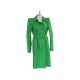 TRENCH VANESSA BRUNO TRENCH M 40 SOIE & COTON VERT MANTEAU SILK JACKET COAT 495€