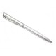 NEUF STYLO A BILLE HERMES ALLEGRO 310355ADD EN ARGENT MASSIF BALLPOINT PEN BOITE