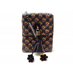 NEUF SAC A MAIN MARC JACOBS JENNIFER BANDOULIERE EN CUIR PYTHON NOIR BAG 2025€