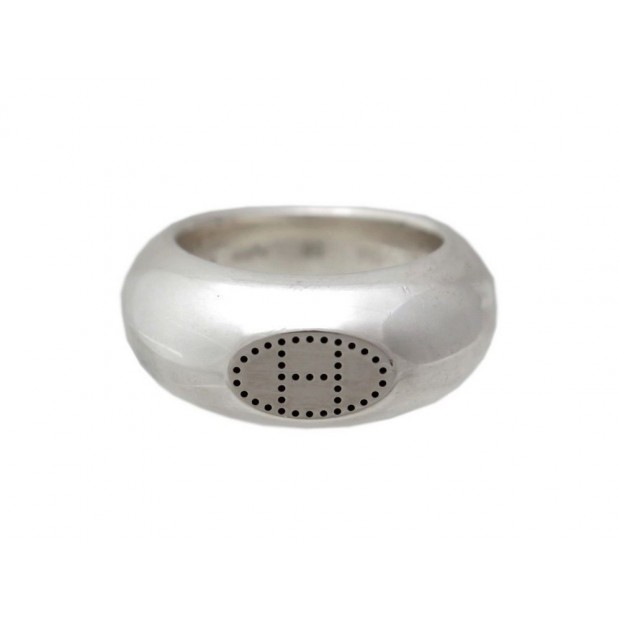  BAGUE HERMES ARGENT MASSIF 