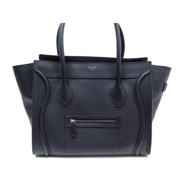  SAC A MAIN CELINE CABAS PHANTOM GM 36 CM TOTE SQUARE LUGGAGE CUIR BAG 