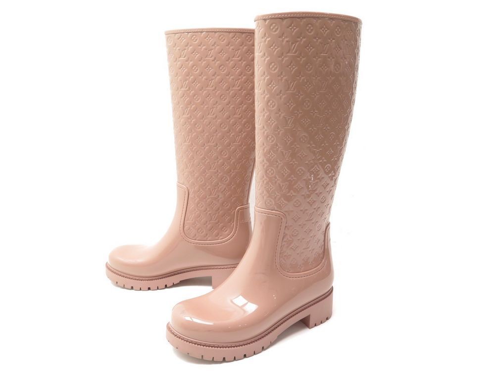 bottes de pluie louis vuitton splash 35 en gomme